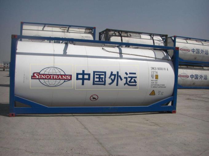 26000L ISO Tank Container 4 Bar Working Pressure 6 Bar Testing Pressure