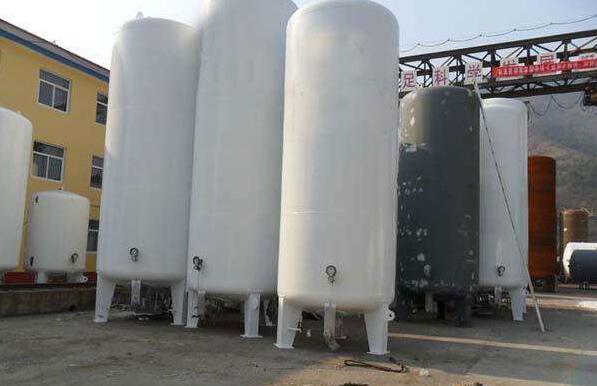 Vacuum Powder Insulated Storage Tank , LC2H4 / LH2 / LOX Storage Tank