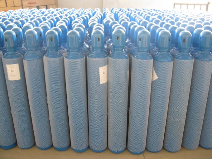 Steel Seal High Pressure 10L / 15L / 20L Compressed Gas Cylinder For High Purity Gas