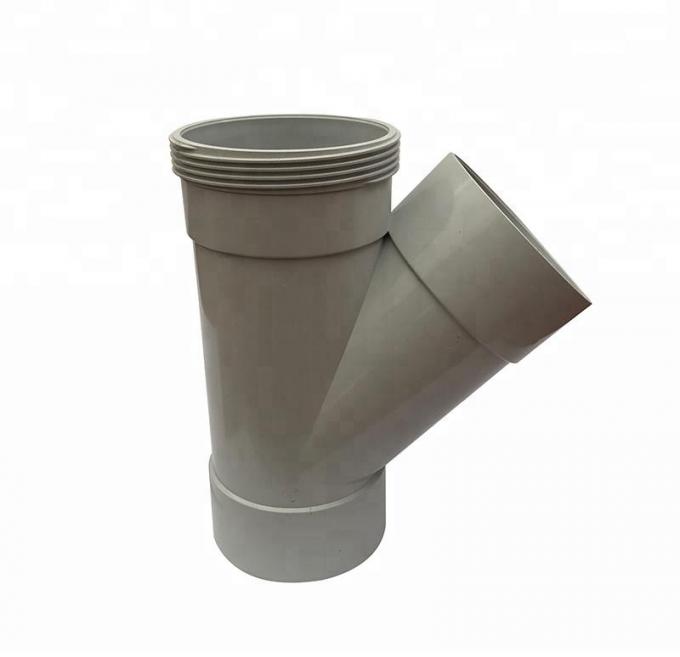 White Color Oxygen Concentrator Parts PVC Drainage Pipe Fitting Mould