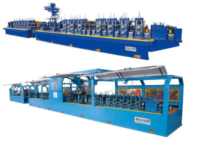24 Head Tube Mill Line , Stainless Steel Square Pipe Polishing Machine