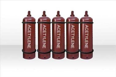 High Purity Compressed Gas Cylinder LNG / Acetylene Storage Cylinder