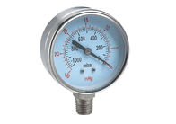 Brass Movement Oxygen Concentrator Spare Parts Pressure Gauge Low Pressure