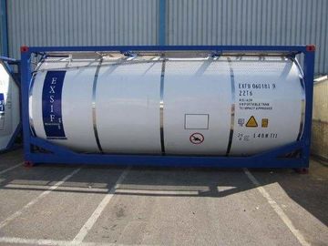 Liquid Nitrogen Storage ISO Tank Container 0.41 Bar External Pressure -40℃ -130℃