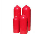 Red / Grey 210BAR 34CrMo4 Medical Compressed Gas Cylinder 5L - 14L