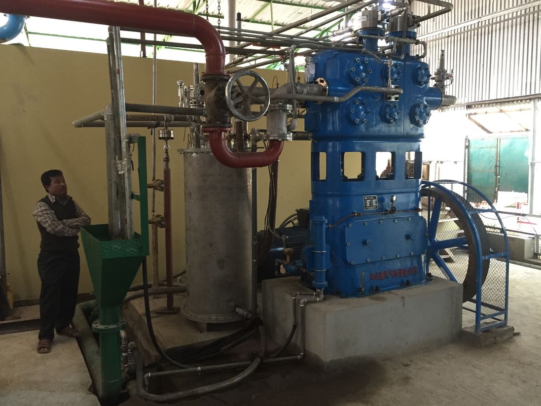 Four Row Three Stage Oxygen Compressor / Air Separation Plant Vertical