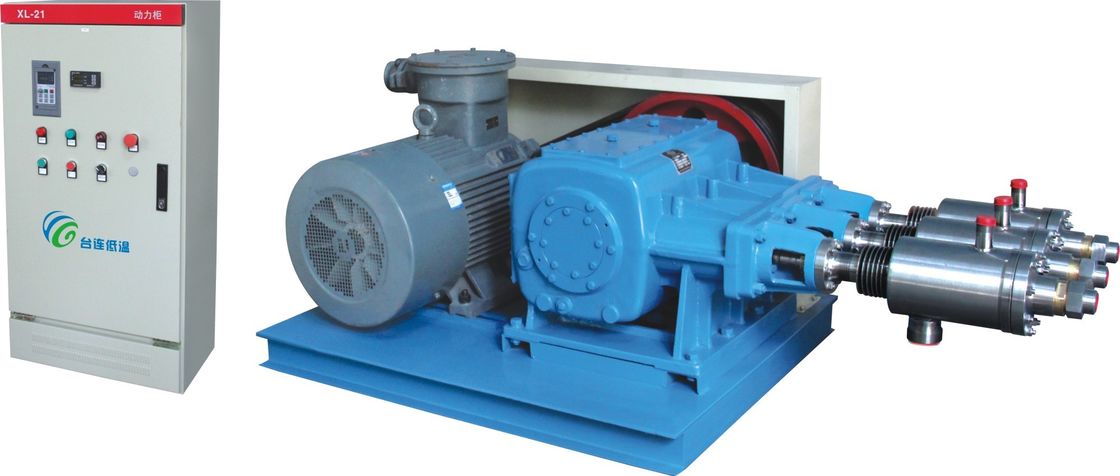 Blue Color Large Flow Low Noise Cryogenic Liquid Pump 0.02-1.2MPa 1.6-5MPa